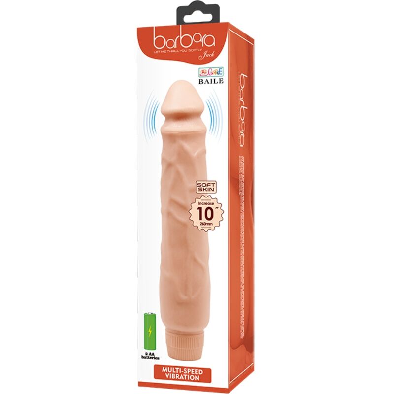 BAILE - JACK REALISTIC VIBRATOR 26 CM FLESH - Toys "n" Us