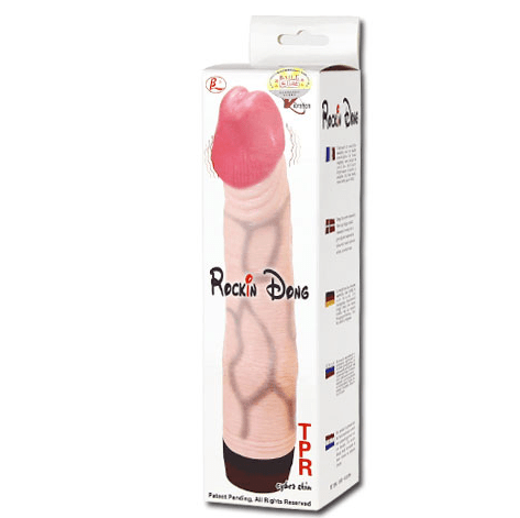 BAILE - ROCKIN DONG PÊNIS CIBERNÉTICO PELE I - Toys "n" Us