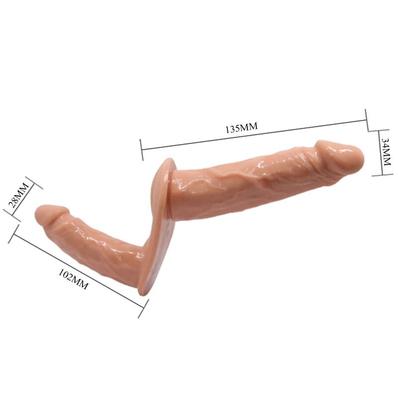 BAILE - ULTRA APAIXONADO DILDOS DUPLOS COM ARNÊS - Toys "n" Us