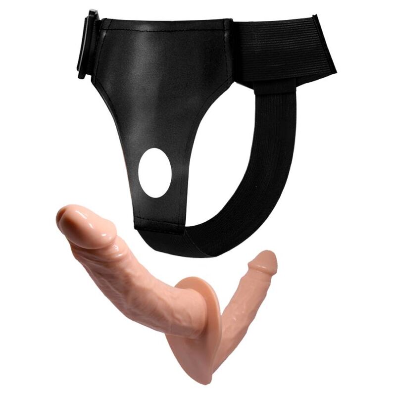 BAILE - ULTRA PASSIONATE DOUBLE DILDOS WITH HARNESS - Toys "n" Us