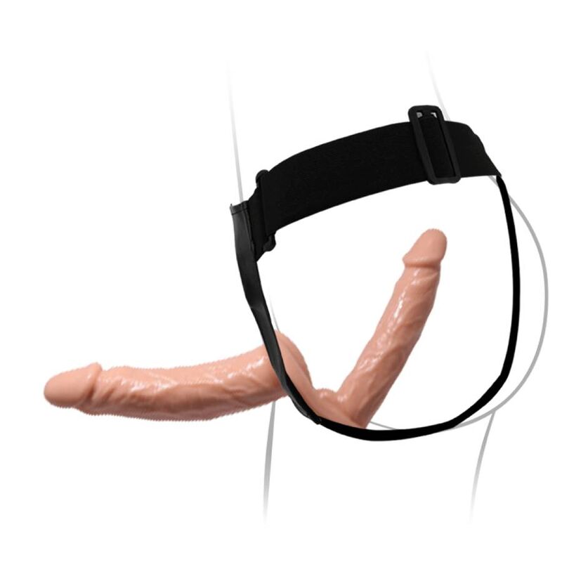 BAILE - ULTRA PASSIONATE DOUBLE DILDOS WITH HARNESS - Toys "n" Us