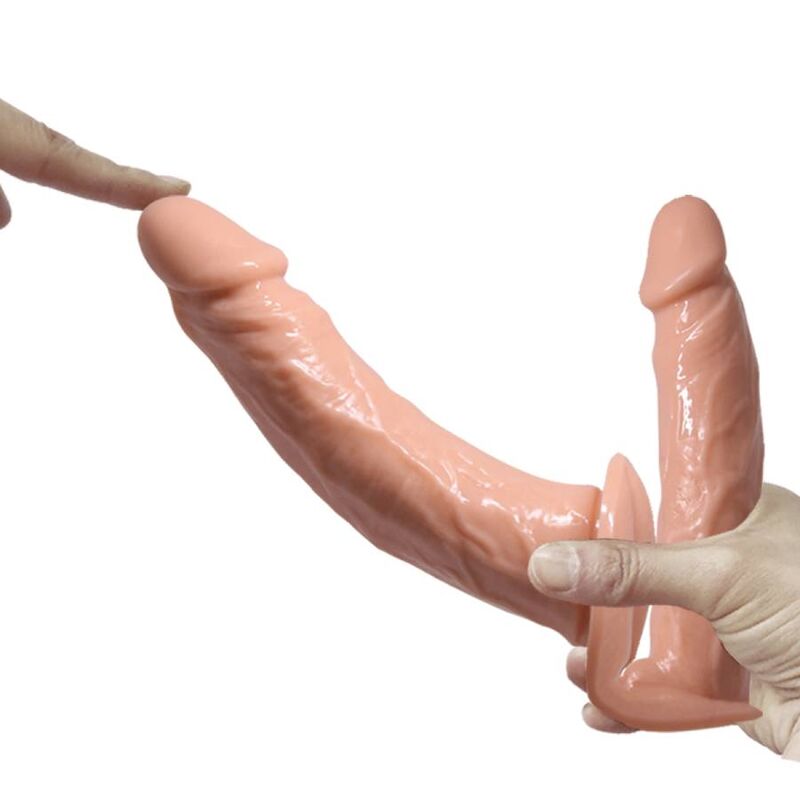 BAILE - ULTRA PASSIONATE DOUBLE DILDOS WITH HARNESS - Toys "n" Us
