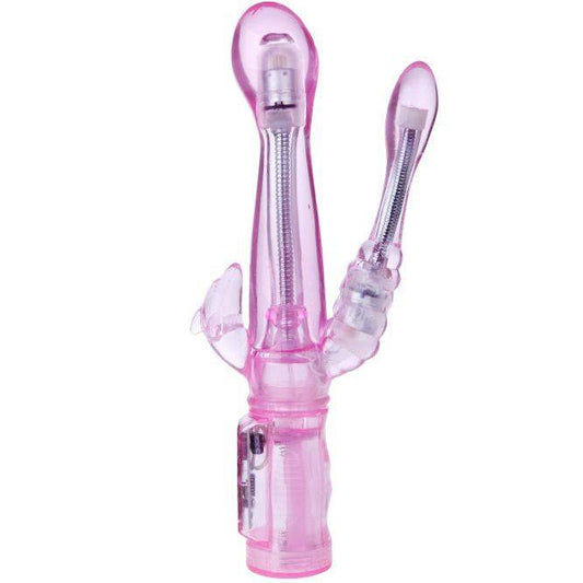 BAILE - VIBRADOR FLEXÍVEL COM ESTIMULADOR ANAL - Toys "n" Us