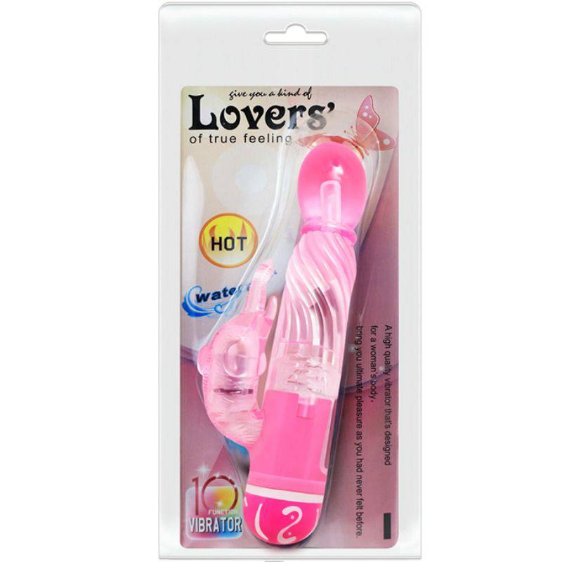BAILE - VIBRADOR MULTIVELOCIDADE COM ESTIMULADOR ROSA - Toys "n" Us