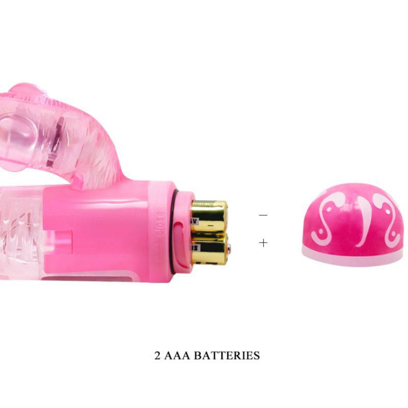 BAILE - VIBRADOR MULTIVELOCIDADE COM ESTIMULADOR ROSA - Toys "n" Us