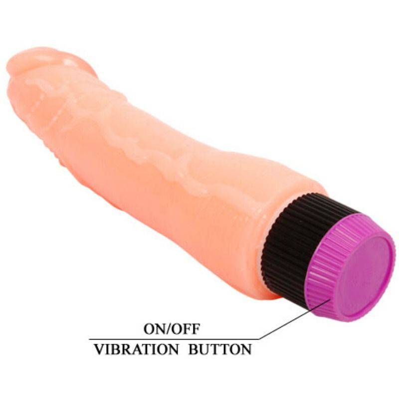 BAILE - VIBRADOR REALISTA FLEXÍVEL NATURAL 24 CM - Toys "n" Us
