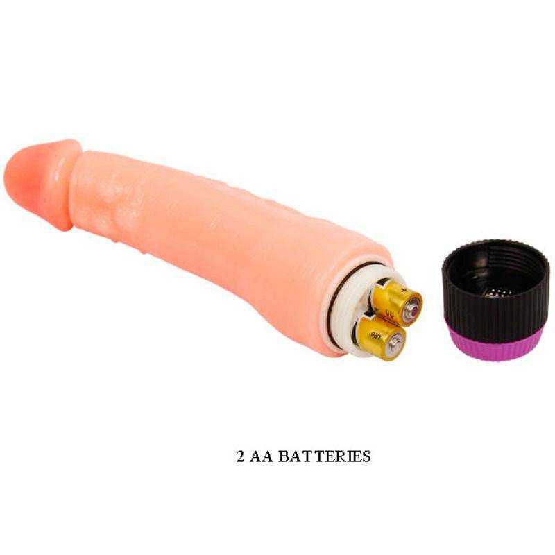 BAILE - VIBRADOR REALISTA FLEXÍVEL NATURAL 24 CM - Toys "n" Us