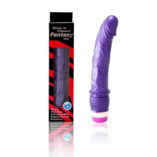BAILE - VIBRADOR WAVES OF PLEASURE 23 CM ROXO - Toys "n" Us