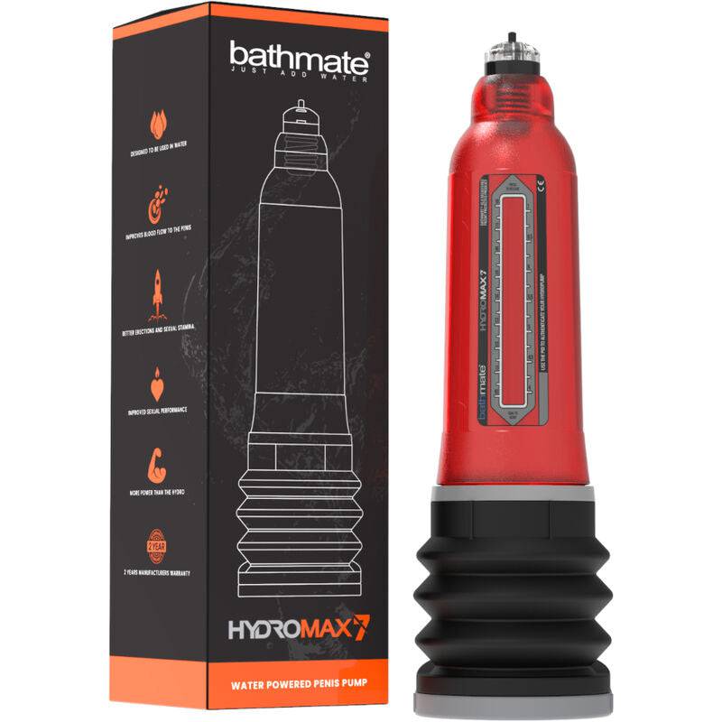 BATHMATE - HYDROMAX 7 BOMBA DE AUMENTO DO PÊNIS VERMELHA - Toys "n" Us