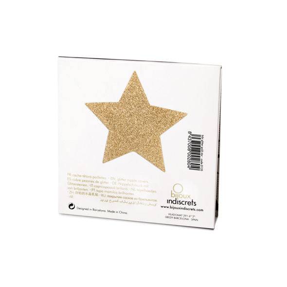 BIJOUX - INDISCRETS FLASH GOLDEN STAR NIPPLE COVERS - Toys "n" Us