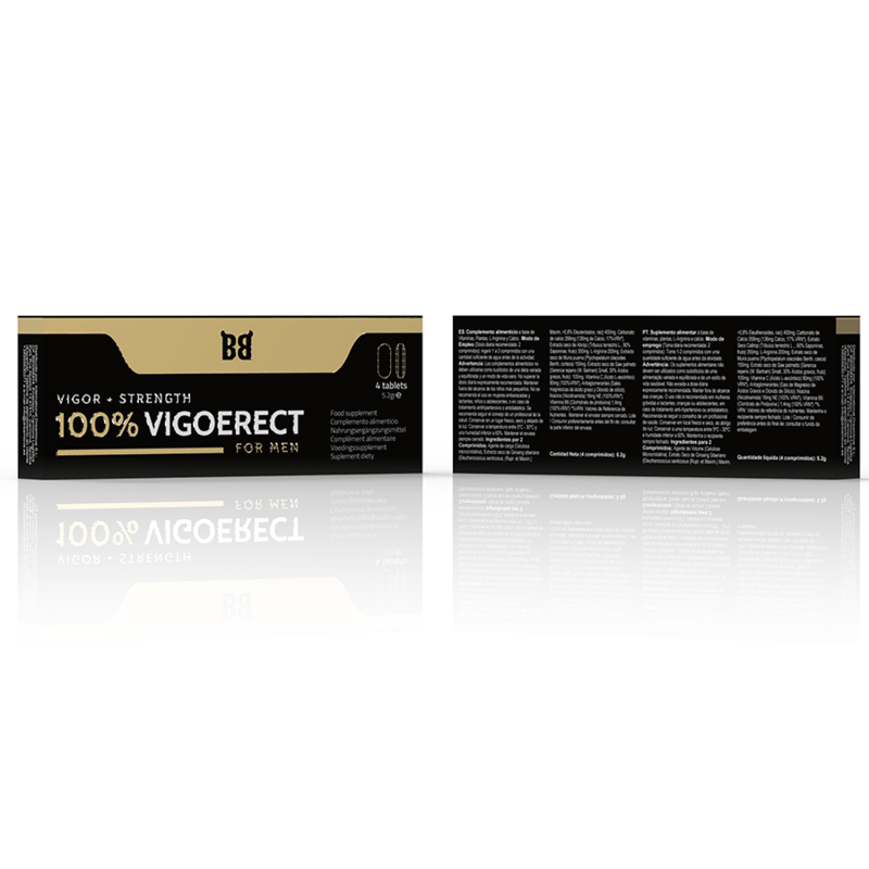 BLACK BULL - 100% VIGOERECT VIGOR + FORÇA PARA HOMENS 4 COMPRIMIDOS - Toys "n" Us