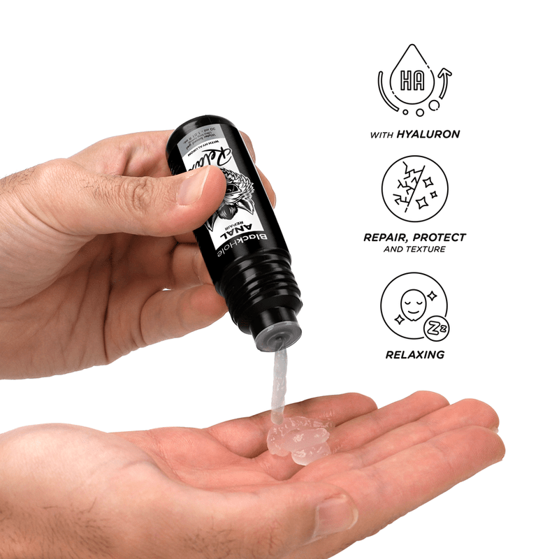 BLACK HOLE - ANAL REPAIR WATER BASED RELAX WITH HYALURON 30 ML - Toys "n" Us