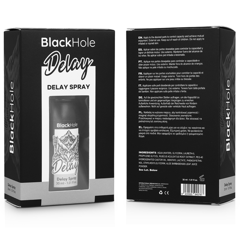 BLACK HOLE - DELAY SPRAY STUDY FORTE 30 ML - Toys "n" Us
