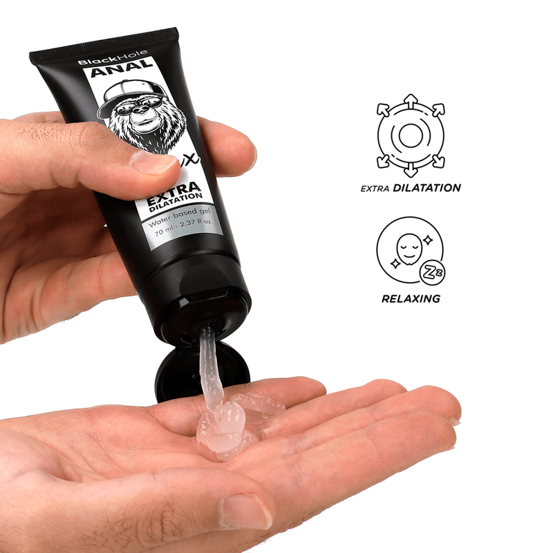 BLACK HOLE - GEL BASE DE ÁGUA DILATAÇÃO ANAL 70 ML - Toys "n" Us