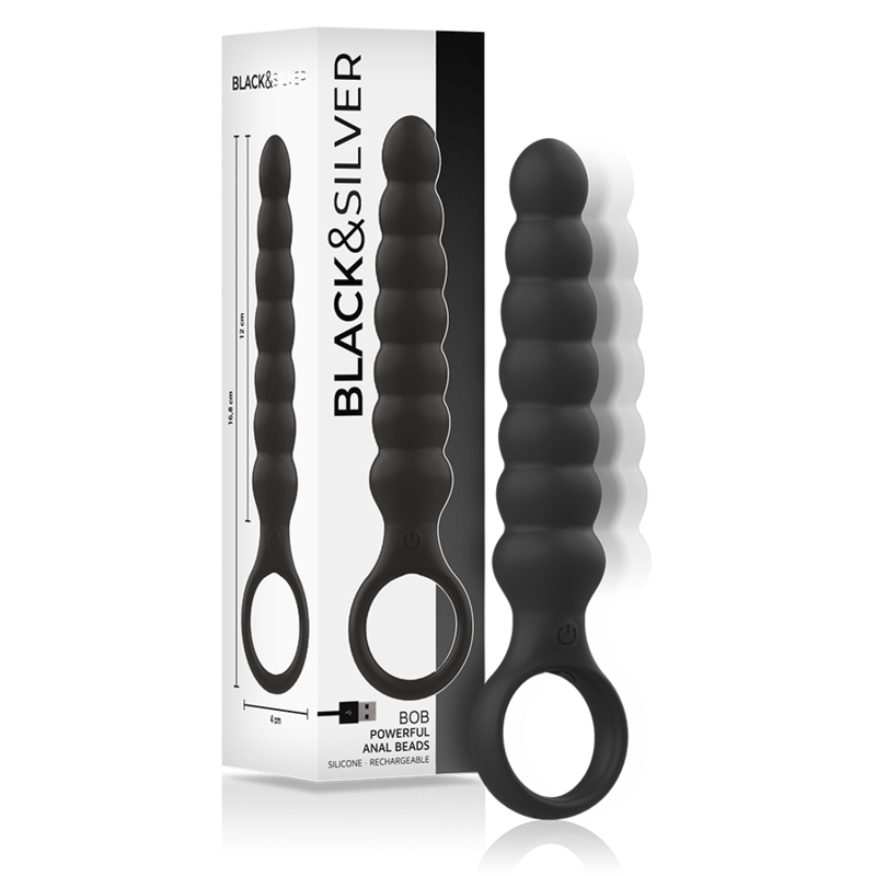 BLACK&SILVER - DILADOR ANAL DE SILICONE BOB PODEROSO - Toys "n" Us