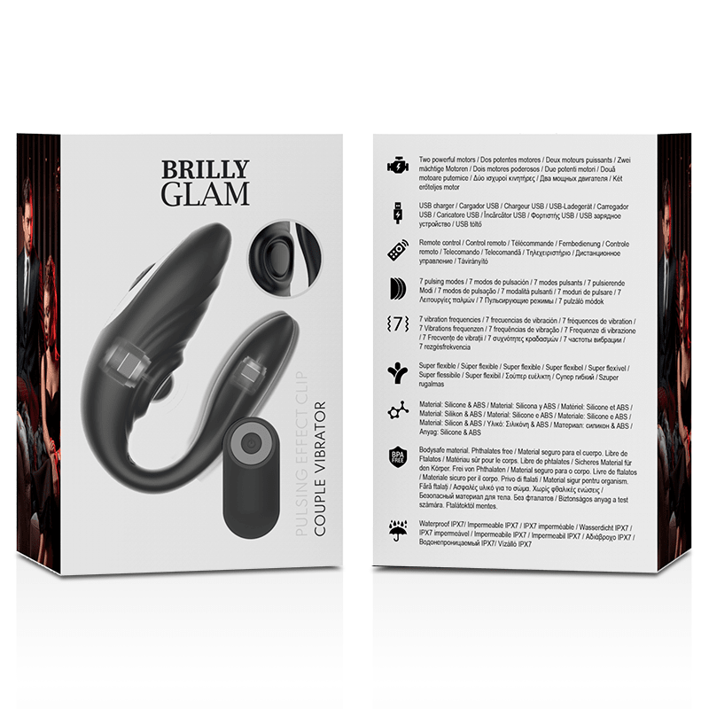 BRILLY GLAM - COUPLE PULSING & VIBRATING REMOTE CONTROL - Toys "n" Us