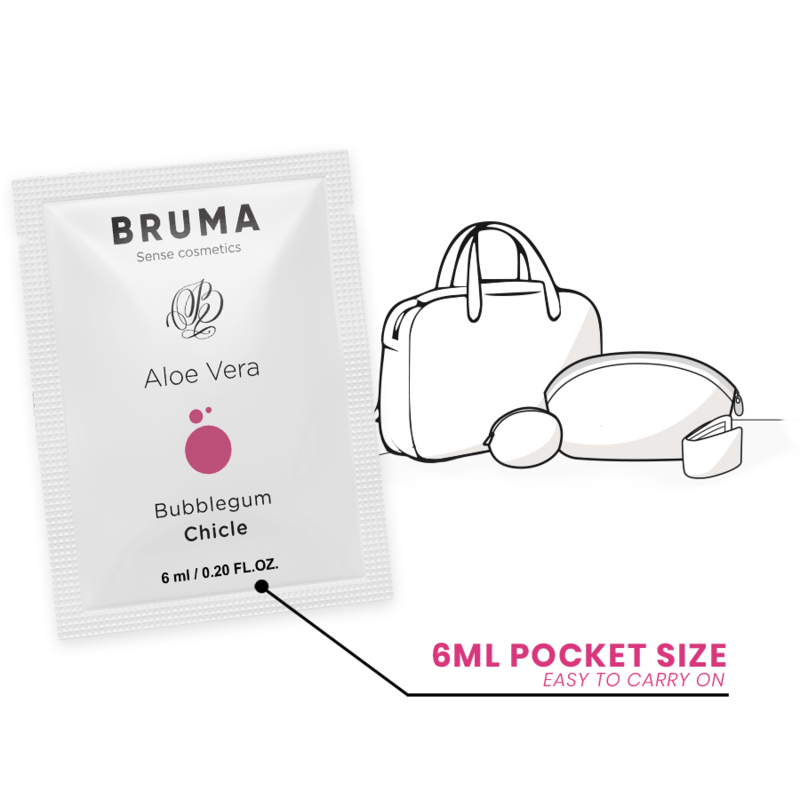 BRUMA - GEL DESLIZANTE DE ALOE VERA SABOR BUBBLEGUM 6 ML - Toys "n" Us