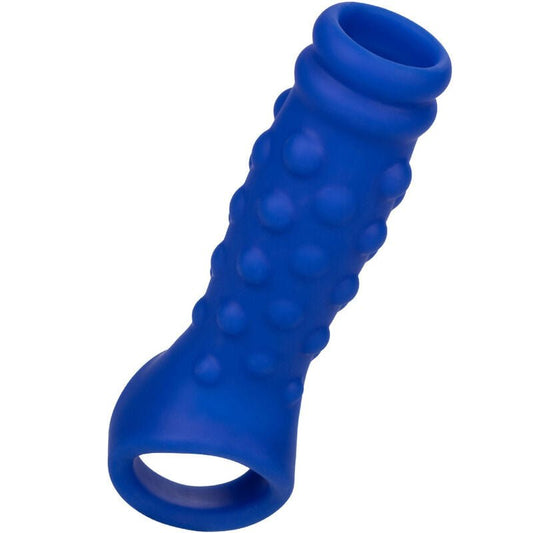 CALEXOTICS - ADMIRAL CAPA PARA PÊNIS COM FRISAS SILICONE LÍQUIDO AZUL - Toys "n" Us