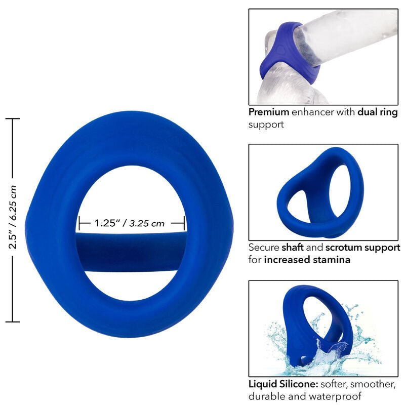 CALEXOTICS - ADMIRAL COCK BALL ANEL DUPLO AZUL - Toys "n" Us