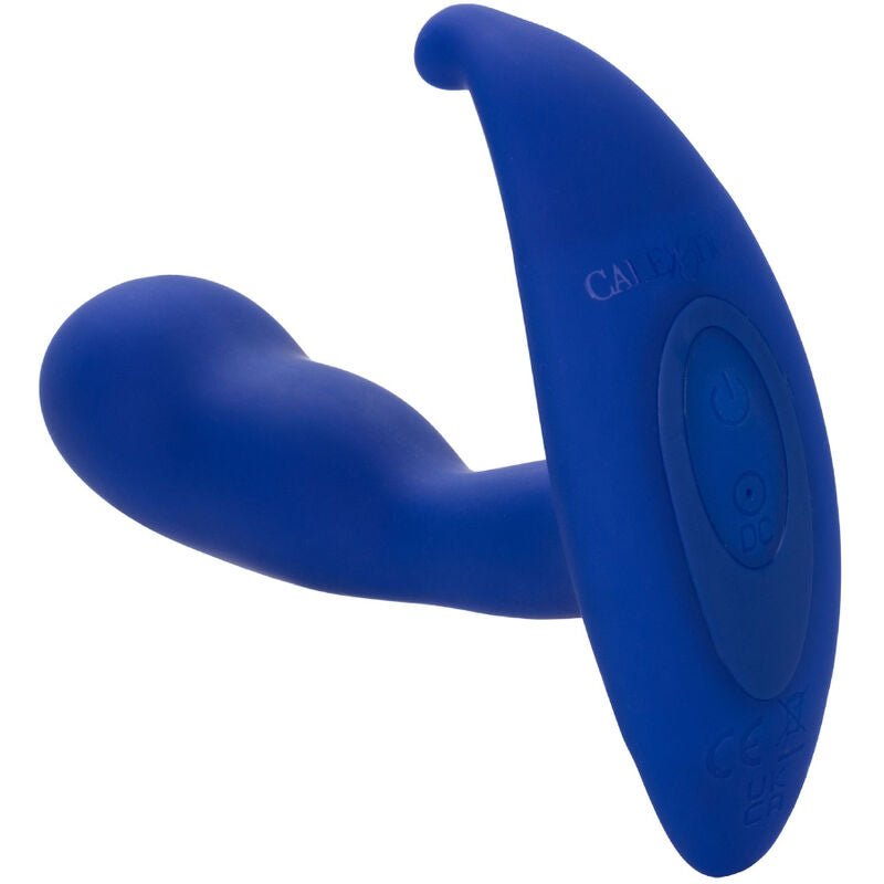 CALEXOTICS - ADMIRAL ESTIMULADOR ANAL CURVO E VIBRADOR AZUL - Toys "n" Us