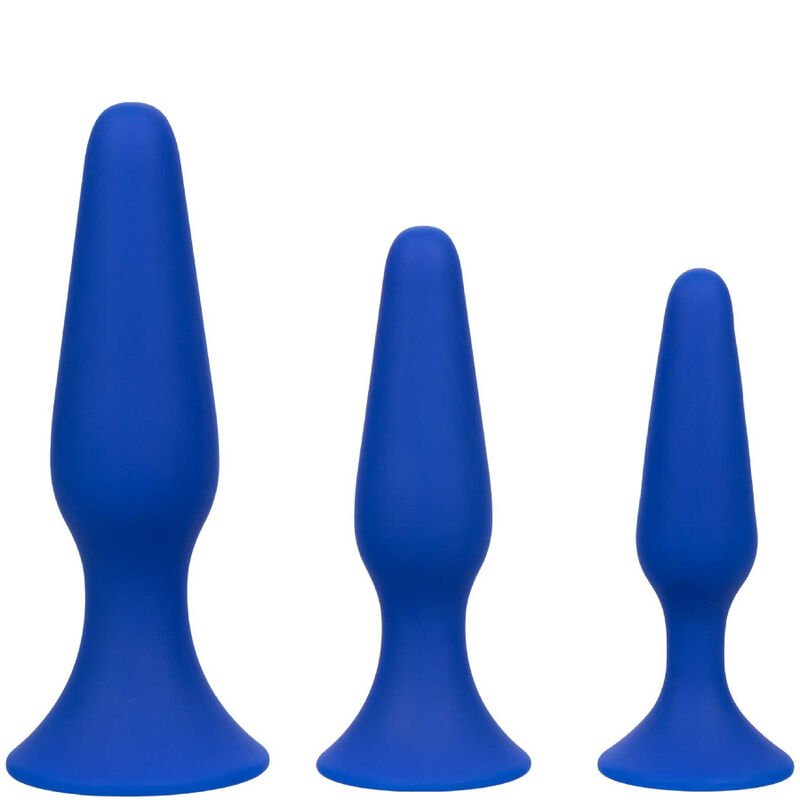 CALEXOTICS - ADMIRAL KIT 3 PLUG ANAL AZUL - Toys "n" Us