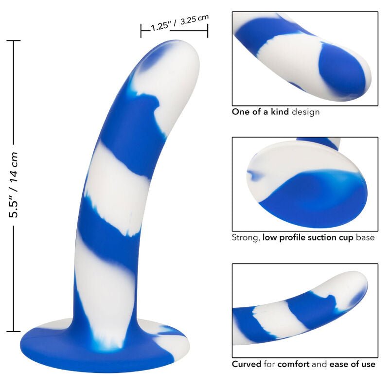 CALEXOTICS - ADMIRAL SWIRL DILDO FLEXÍVEL - Toys "n" Us