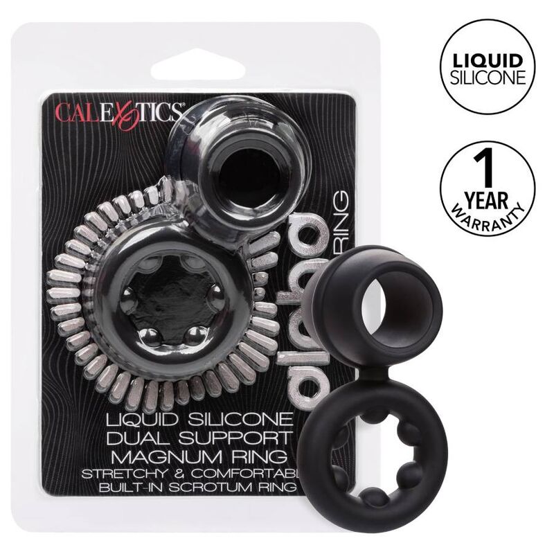 CALEXOTICS - ANEL ALPHA DUAL MAGNUM PRETO - Toys "n" Us