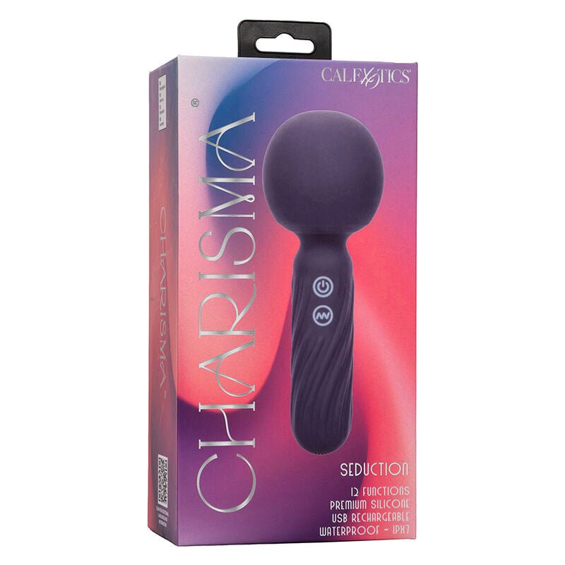 CALEXOTICS - CHARISMA SEDUCTION MASSAGER 12 FUNCTIONS 17.75 CM X 6.25 CM PURPLE - Toys "n" Us