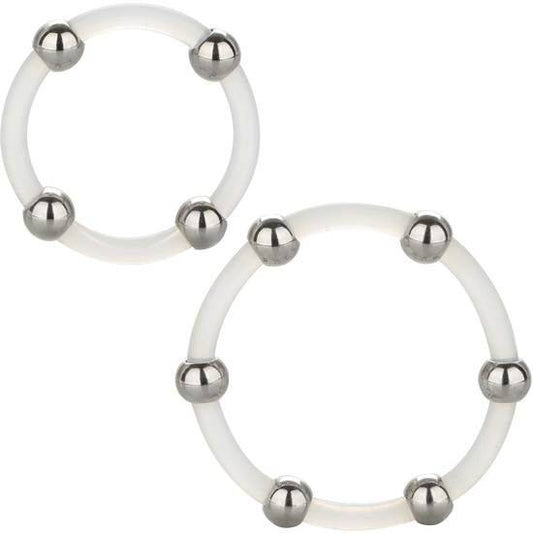 CALEXOTICS - CONJUNTO DE ANÉIS DE SILICONE COM FRESAS DE AO - Toys "n" Us