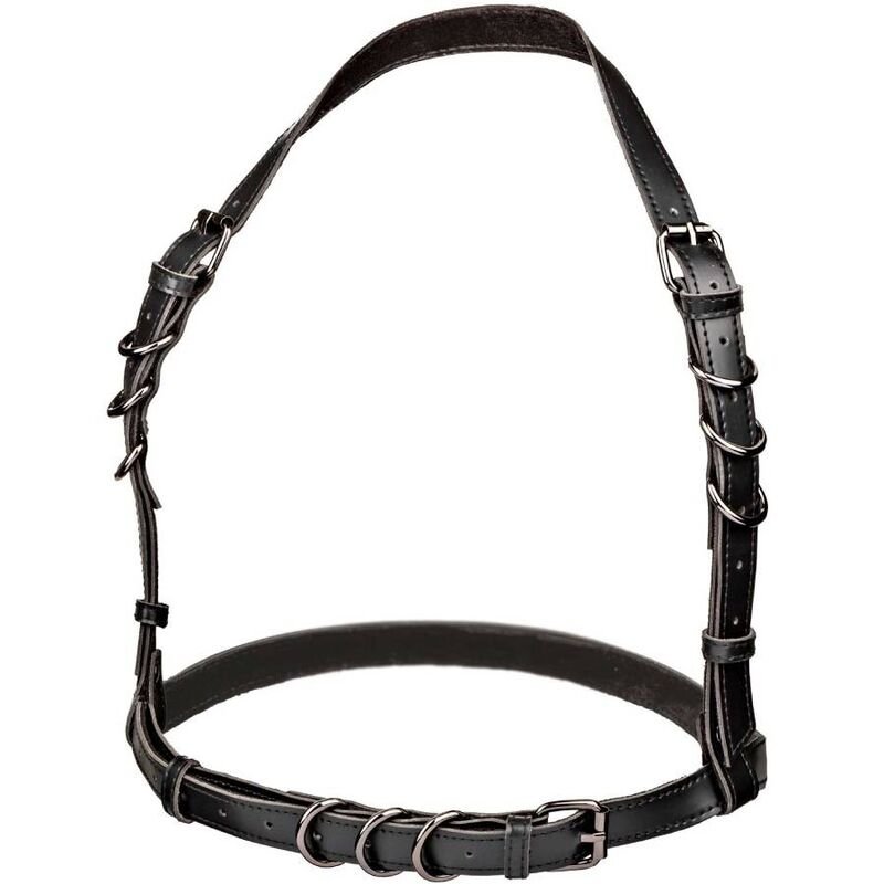 CALEXOTICS - EUPHORIA PLUS SIZE HALTER BUCKLE HARNESS BLACK - Toys "n" Us