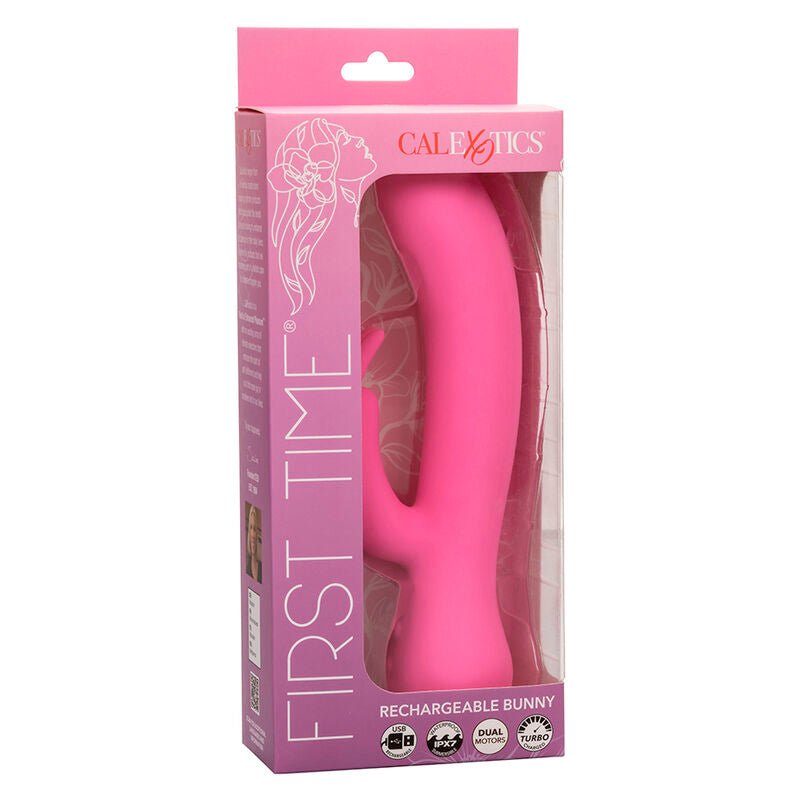 CALEXOTICS - FIRST TIME VIBRATOR RABBIT RECHARGEABLE PINK - Toys "n" Us