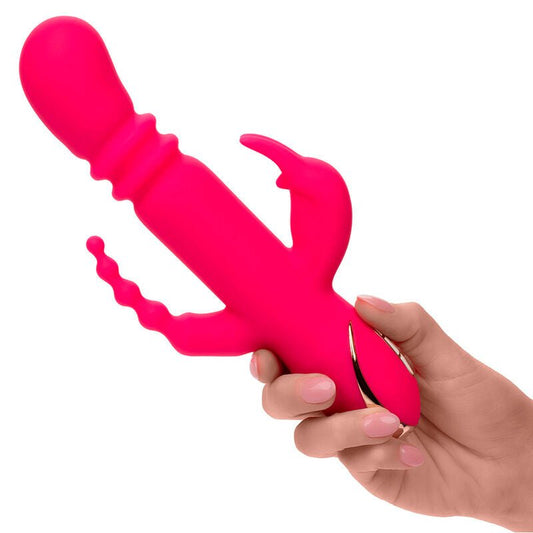CALEXOTICS - JACK FANTASY TRIPLE HEATED VIBRATOR RABBIT PINK - Toys "n" Us