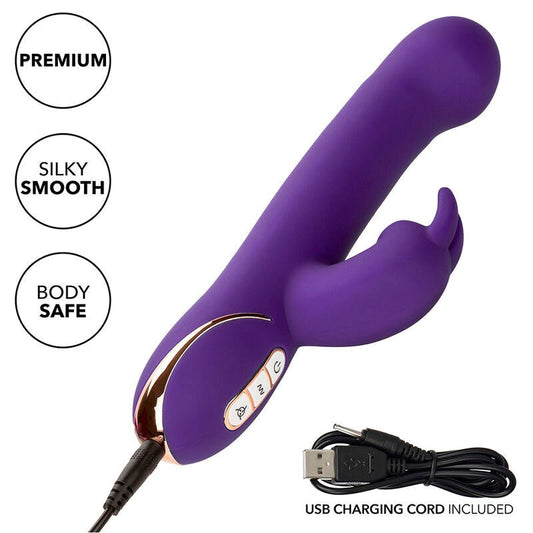 CALEXOTICS - JACK RABBIT VIBRATOR & STIMULATOR 7 VIBRATIONS AND SUCTIONS MODE BLUE - Toys "n" Us