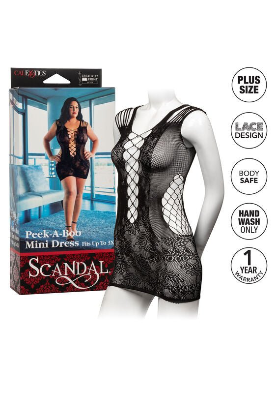 CALEXOTICS - MINI VESTIDO PEEK - A - BOO PLUS SIZE - Toys "n" Us