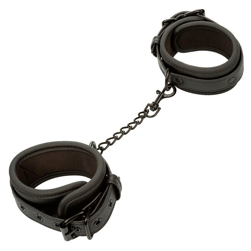 CALEXOTICS - NOCTURNAL ANKLE CUFFS LEATHER ADJUSTABLE BLACK - Toys "n" Us