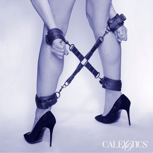 CALEXOTICS - NOCTURNAL HOG TIE CONNECTOR CUERO AJUSTABLE BLACK - Toys "n" Us