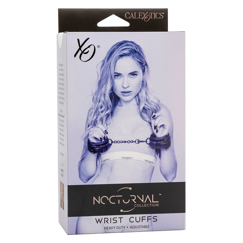 CALEXOTICS - NOCTURNAL LEATHER WRIST CUFFS ADJUSTABLE BLACK - Toys "n" Us