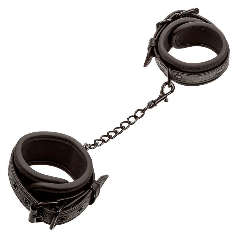 CALEXOTICS - NOCTURNAL LEATHER WRIST CUFFS ADJUSTABLE BLACK - Toys "n" Us