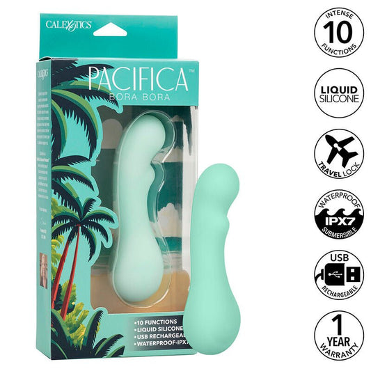 CALEXOTICS - PACIFICA BORA BORA ESTIMULATOR G SPOT 10 VIBRATIONS AQUA - Toys "n" Us