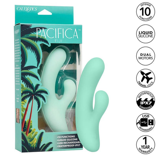 CALEXOTICS - PACIFICA FIJI VIBRATOR & ESTIMULATOR G SPOT 10 VIBRATIONS AQUA - Toys "n" Us