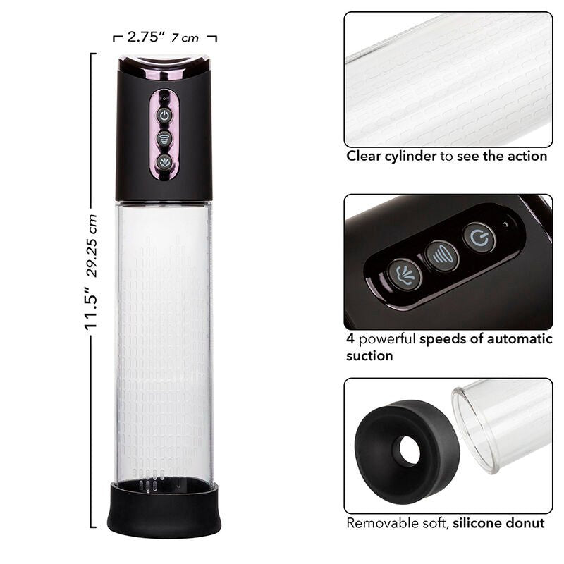 CALEXOTICS - PEAK SUCTION PUMP 4 SPEEDS BLACK - Toys "n" Us