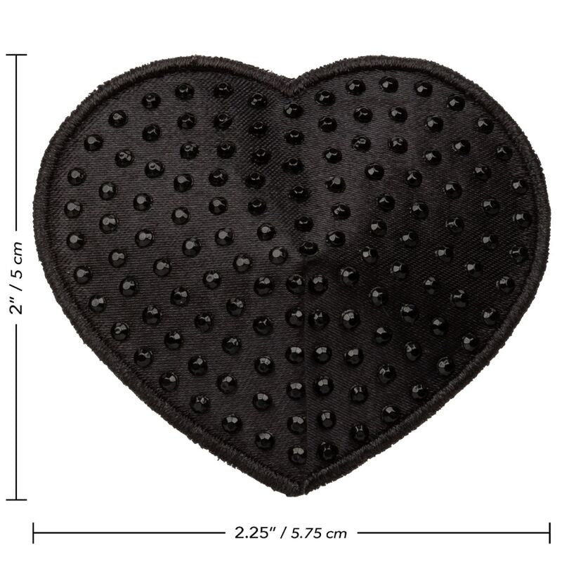 CALEXOTICS - RADIANCE HEART - SHAPED JEWEL NIPPLE SHIELDS - Toys "n" Us