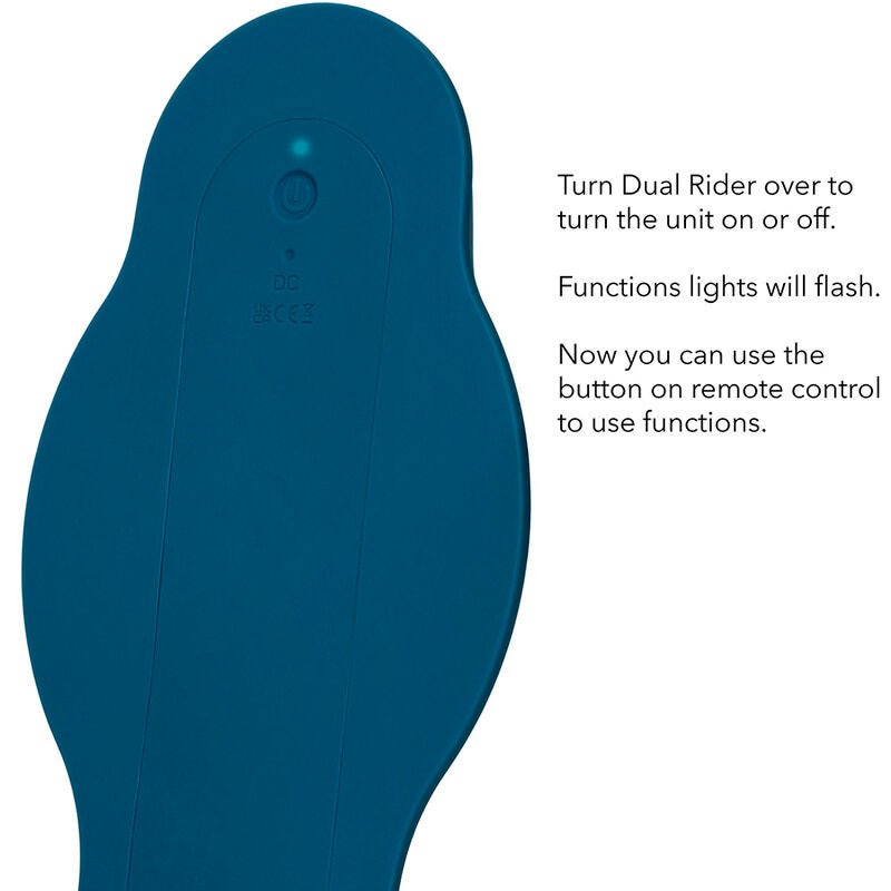 CALEXOTICS - RIDER MASSAGER DUPLO MOTOR CONTROLE REMOTO AZUL - Toys "n" Us
