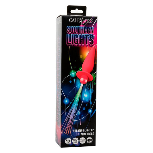 CALEXOTICS - SOUTHERN LIGHTS LIGHT UP ANAL PLUG 10 VIBRATIONS SILICONE PINK - Toys "n" Us