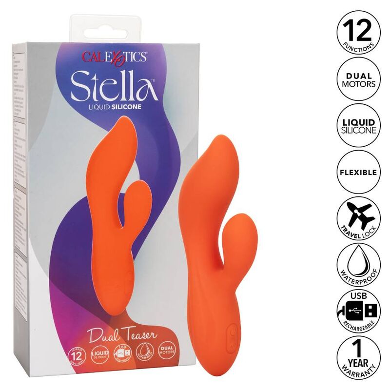 CALEXOTICS - STELLA DUAL TEASER LARANJA - Toys "n" Us