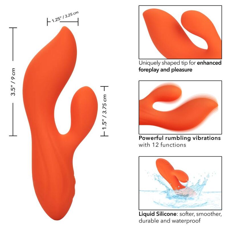CALEXOTICS - STELLA DUAL TEASER LARANJA - Toys "n" Us