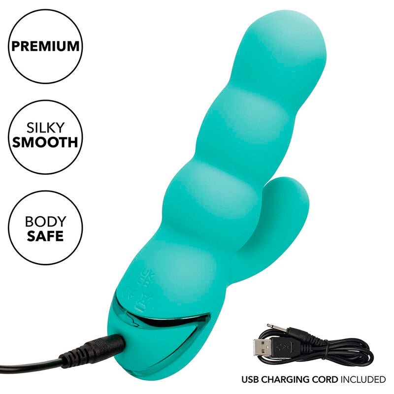 CALEXOTICS - VIBRADOR DEL MAR DIVA RABBIR AQUA GREEN POR CALIFORNIA DREAMING - Toys "n" Us