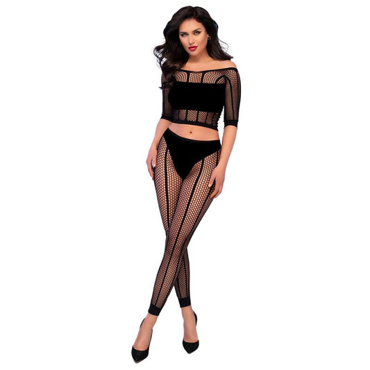 CHILIROSE - CR 4647 TOP E LEGGINS PRETO S/M - Toys "n" Us