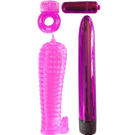 CLASSIX - KIT PARA CASAIS COM ANEL, BAINHA E BALAS ROSA - Toys "n" Us