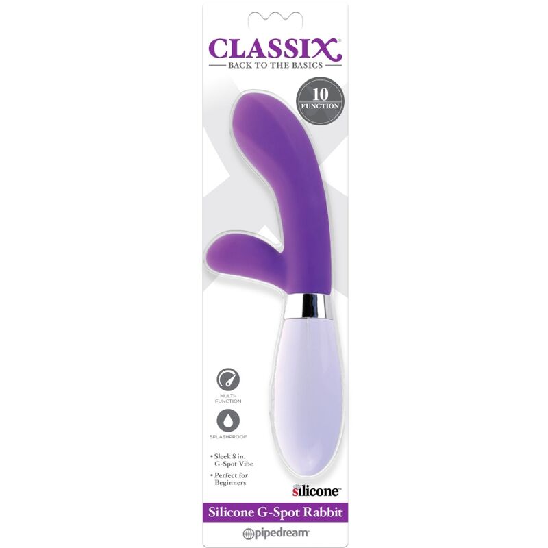 CLASSIX - RABBIT VIBRATOR G - SPOT PURPLE SILICONE - Toys "n" Us